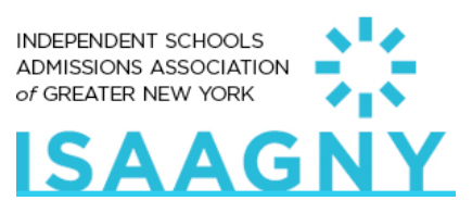 Logo of ISAANGY Independent School's Admissions Association of Greater New York